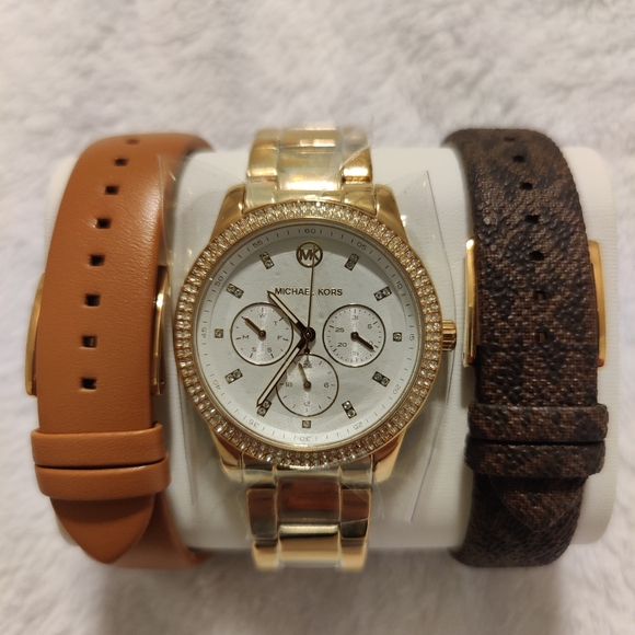 michael kors gold strap